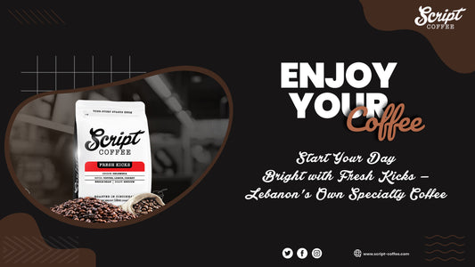 Start Your Day Bright with Fresh Kicks — Lebanon’s Own Specialty Coffee