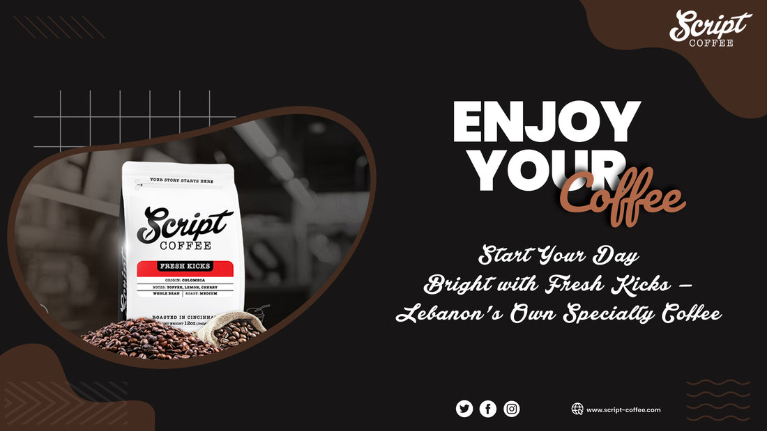 Start Your Day Bright with Fresh Kicks — Lebanon’s Own Specialty Coffee
