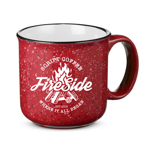 Fireside Ceramic Mug - Red - 15 oz.